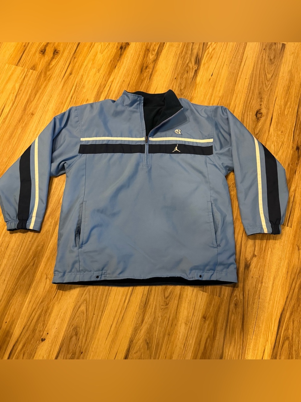 North Carolina Tar Heels Jacket Mens Extra Large Blue UNC Jordan XL Vintage